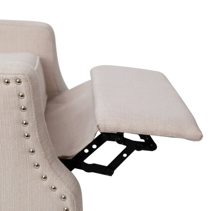 Traditional Slim Push Back Recliner Chair