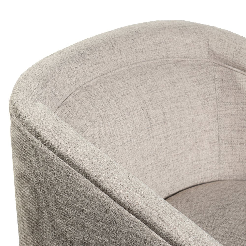 Commercial Grade Barrel Accent Chair, Cream