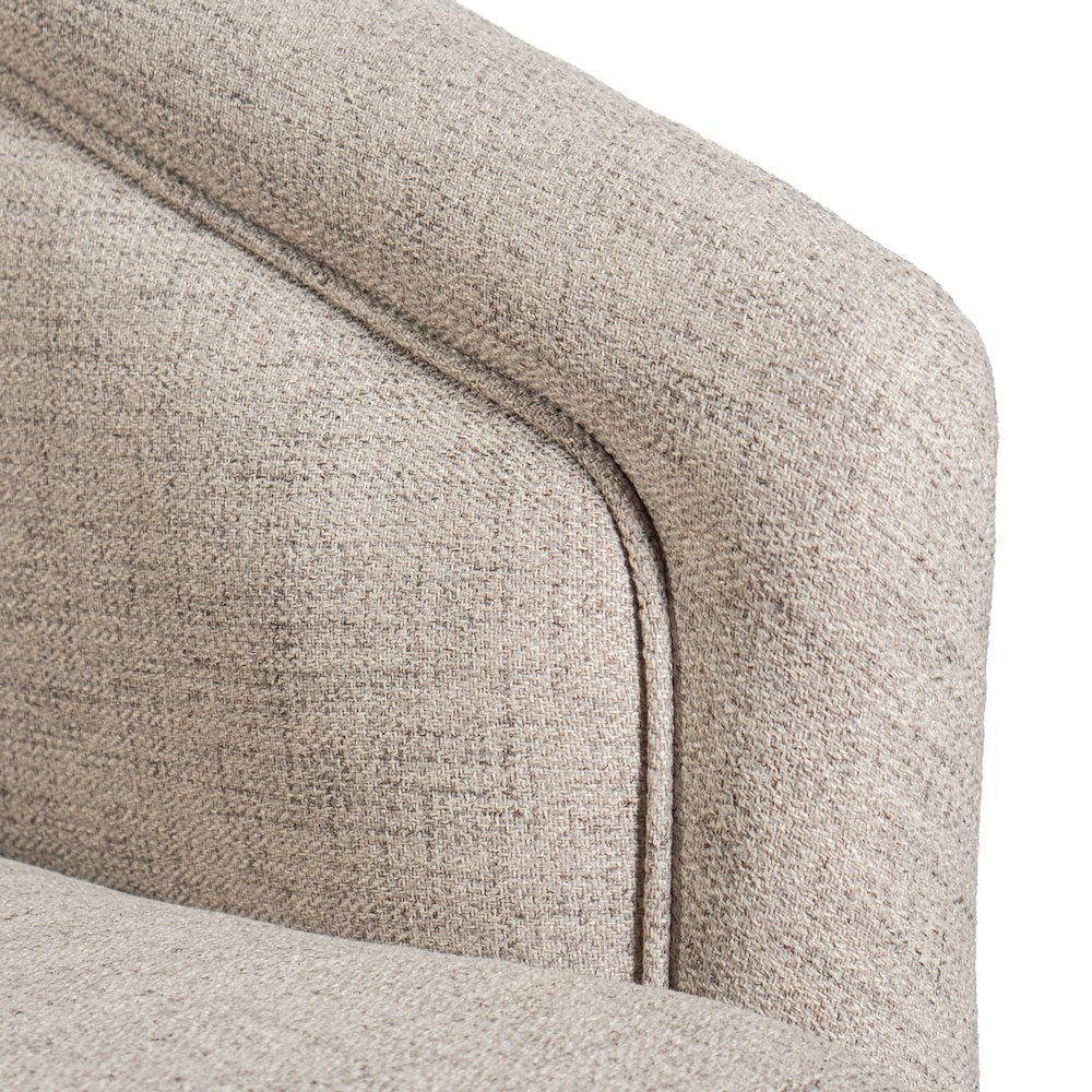 Commercial Grade Barrel Accent Chair, Cream