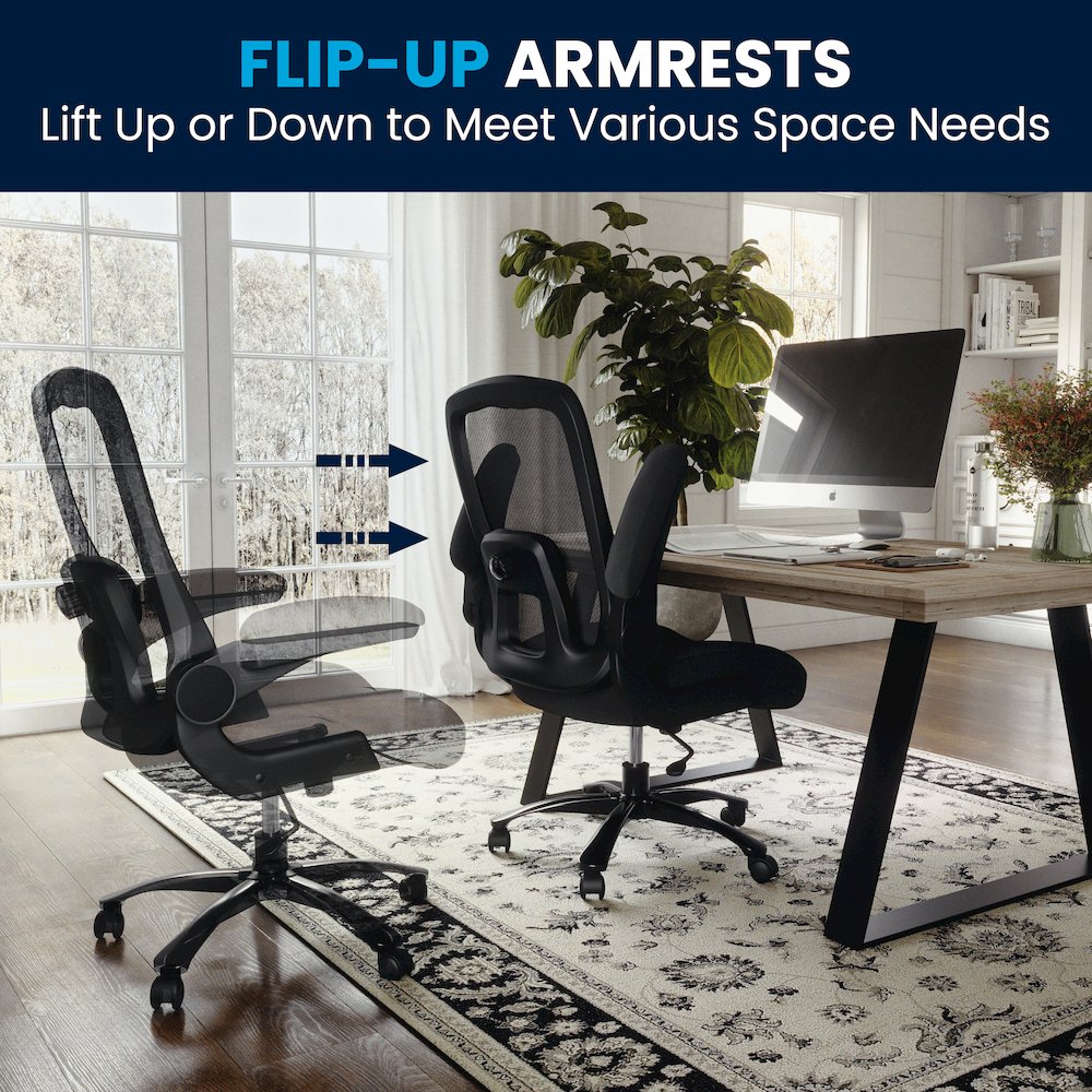 Office Chair| Black Mesh Executive Swivel Office Chair