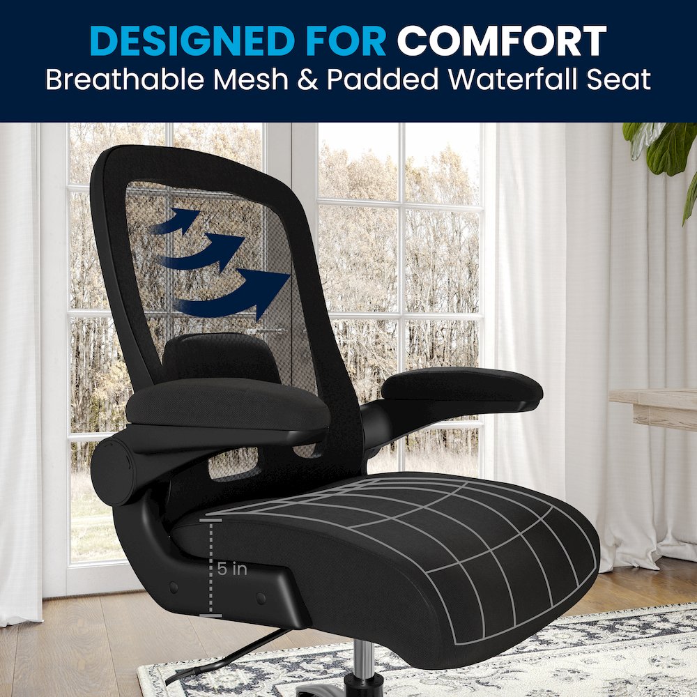 Office Chair| Black Mesh Executive Swivel Office Chair