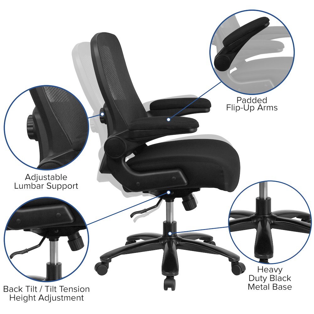 Office Chair| Black Mesh Executive Swivel Office Chair