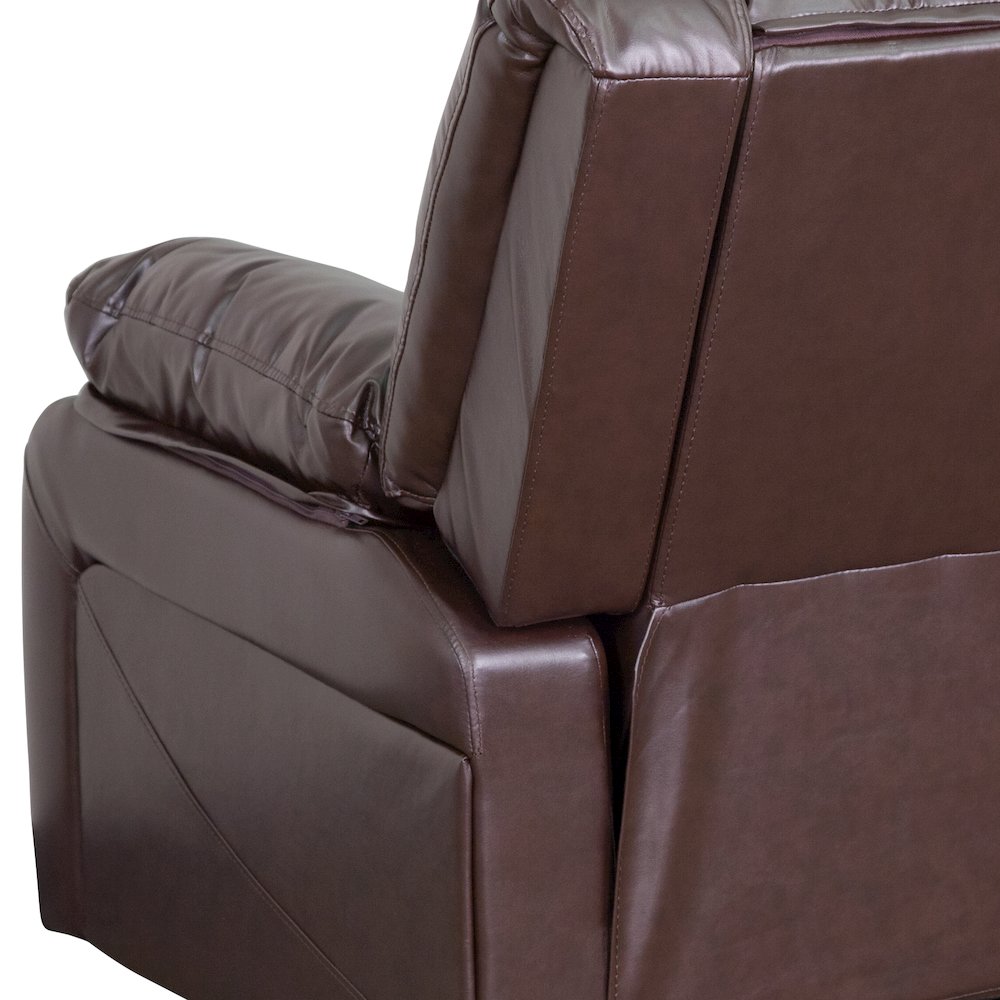 Brown LeatherSoft Recliner