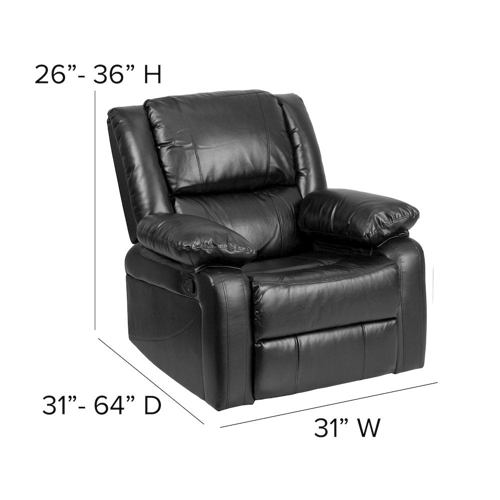 Black LeatherSoft Recliner