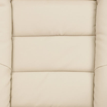 Recliner with Horizontal Stitching and Ottoman with Swivel Mahogany Wood Base