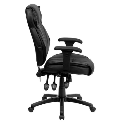 High Back Black Multifunction Executive Swivel Office Chair