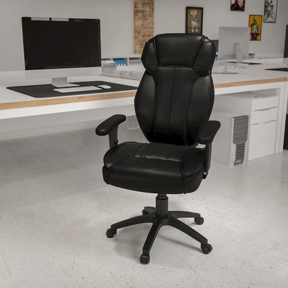High Back Black Multifunction Executive Swivel Office Chair