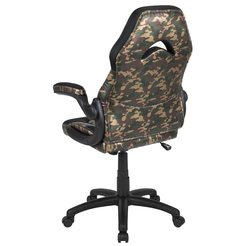 X10 Gaming Chair Racing Office Computer Swivel Chair, Camouflage/Black