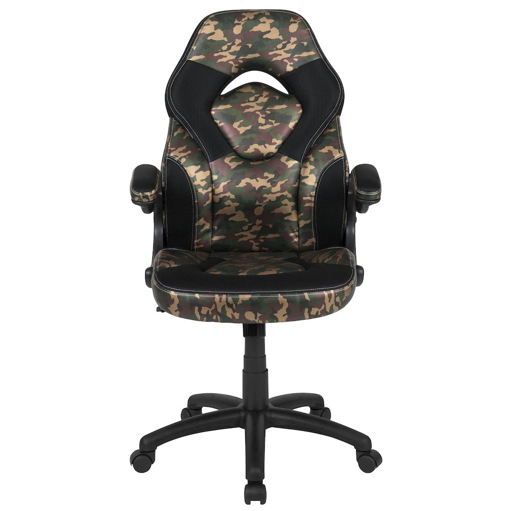 X10 Gaming Chair Racing Office Computer Swivel Chair, Camouflage/Black