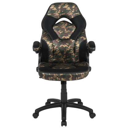 X10 Gaming Chair Racing Office Computer Swivel Chair, Camouflage/Black