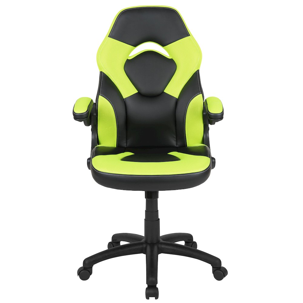 X10 Gaming Chair Racing Office Computer Swivel Chair, Neon Green/Black