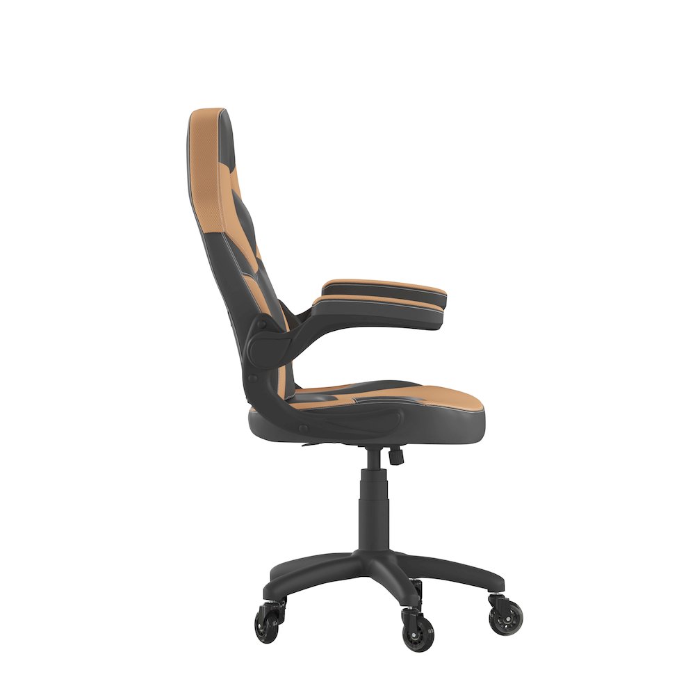 X10 Gaming Chair Racing Office Computer Chair, Orange/Black LeatherSoft