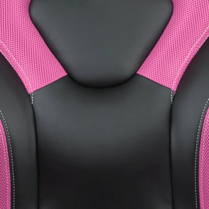 X10 Gaming Chair Racing Office Computer Swivel Chair, Pink/Black LeatherSoft