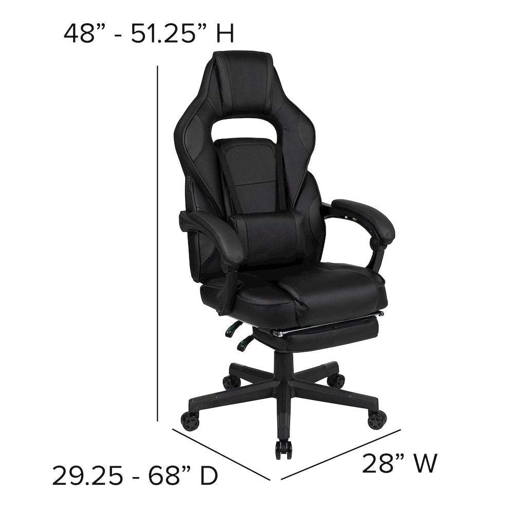 X40 Gaming Chair Racing Computer Chair - Black