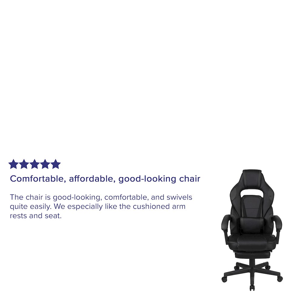 X40 Gaming Chair Racing Computer Chair - Black