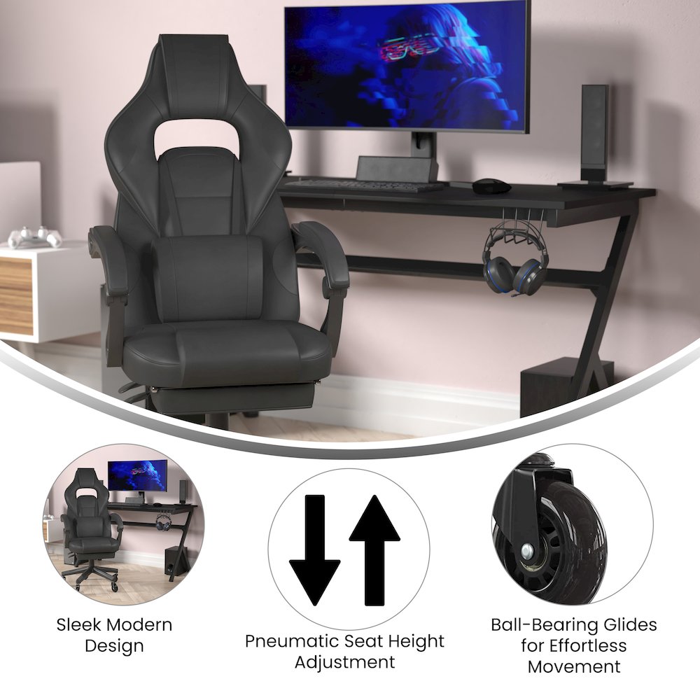 X40 Gaming Chair Racing Computer Chair - Black