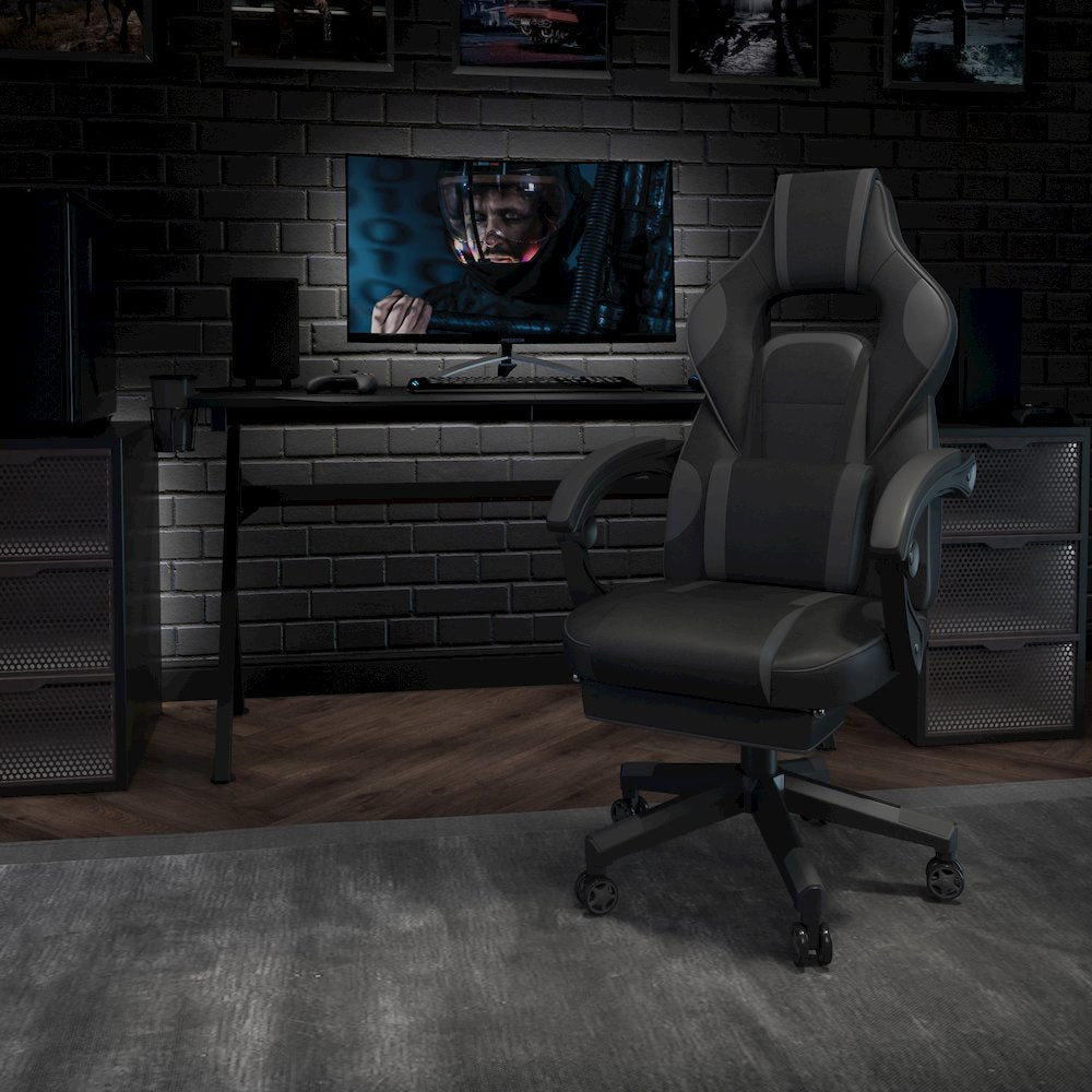 X40 Gaming Chair Racing Computer Chair - Black/Gray