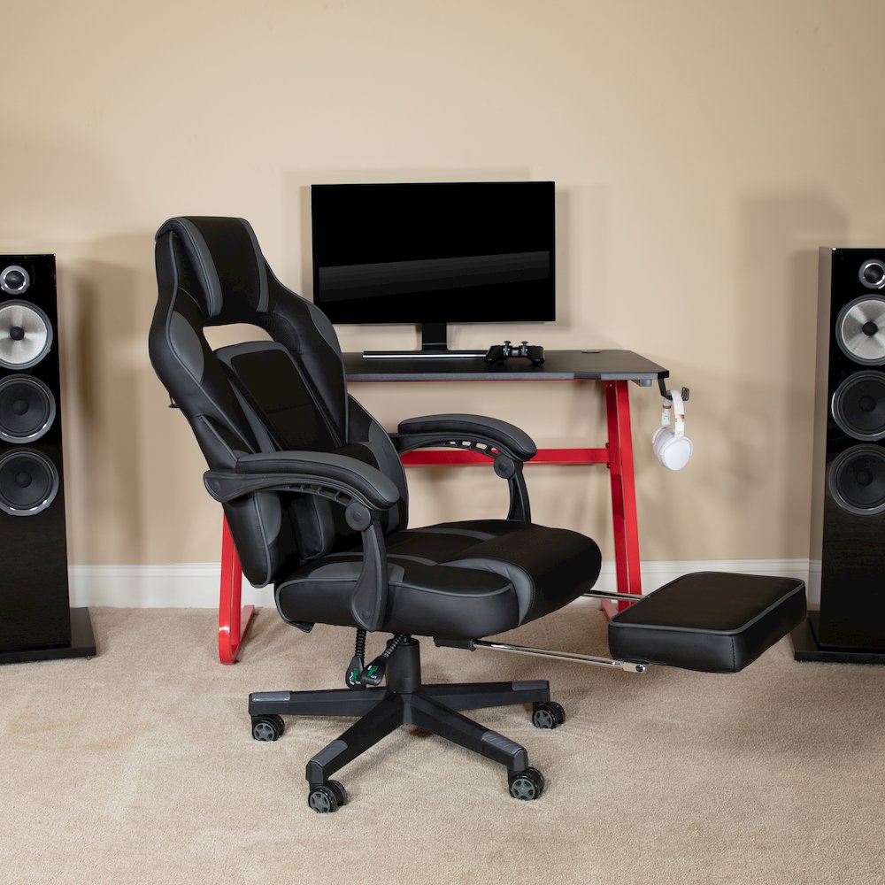 X40 Gaming Chair Racing Computer Chair - Black/Gray