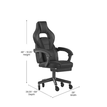 X40 Gaming Chair Racing Computer Chair - Black/Gray