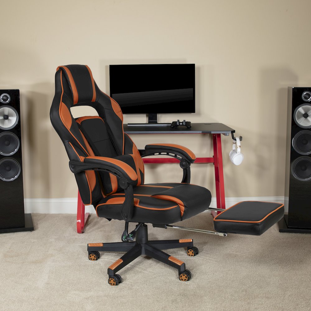 X40 Gaming Chair Racing Computer Chair - Black/Orange