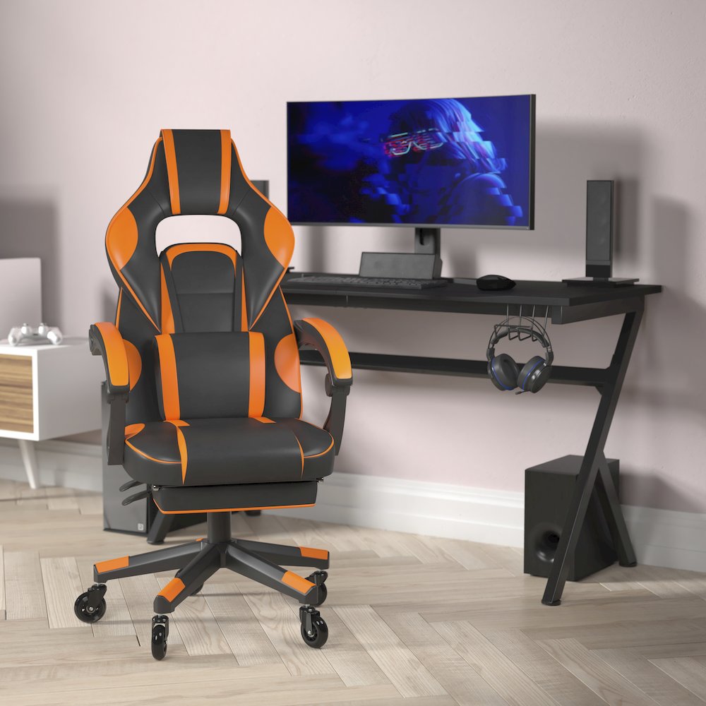 X40 Gaming Chair Racing Computer Chair - Black/Orange