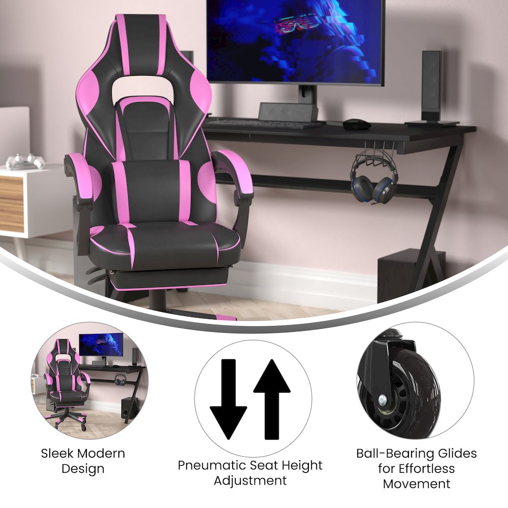 X40 Gaming Chair Racing Computer Chair - Black/Purple