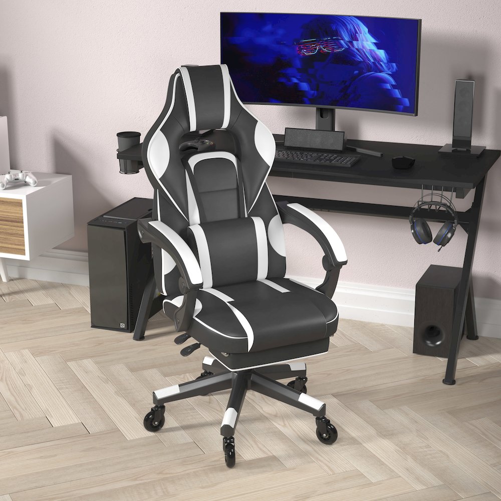 X40 Gaming Chair Racing Computer Chair - White