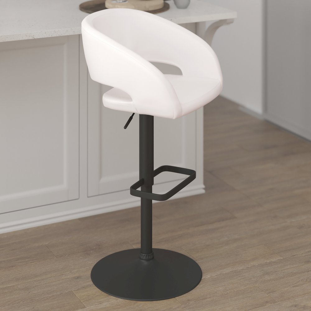 Contemporary Adjustable Swivel Bar Stool