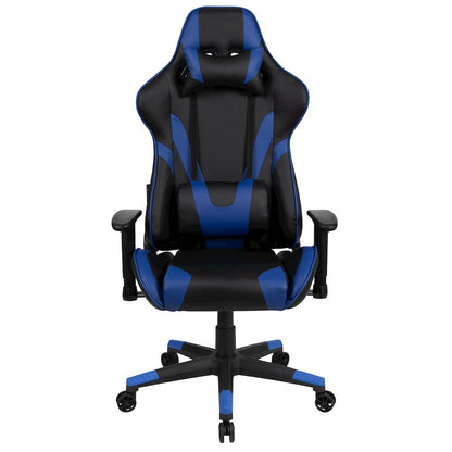 X20 Gaming Chair Racing Office Computer Swivel Chair with Back in Blue