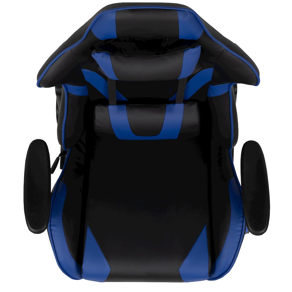 X20 Gaming Chair Racing Office Computer Swivel Chair with Back in Blue