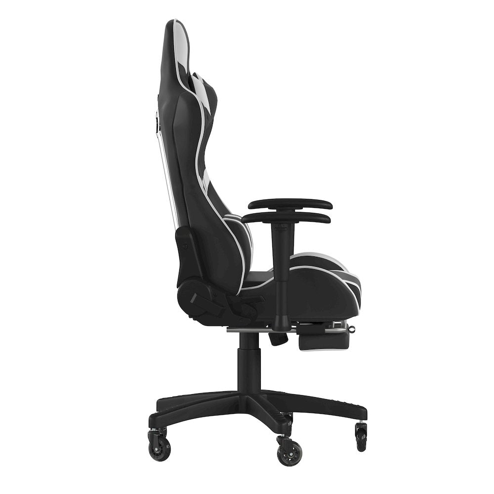 X30 Gaming Chair Racing Computer Chair with Back, Slide-Out Footrest,