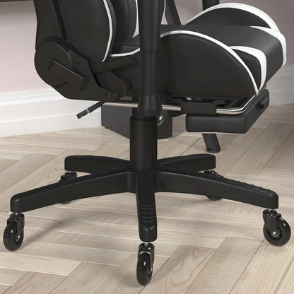 X30 Gaming Chair Racing Computer Chair with Back, Slide-Out Footrest,