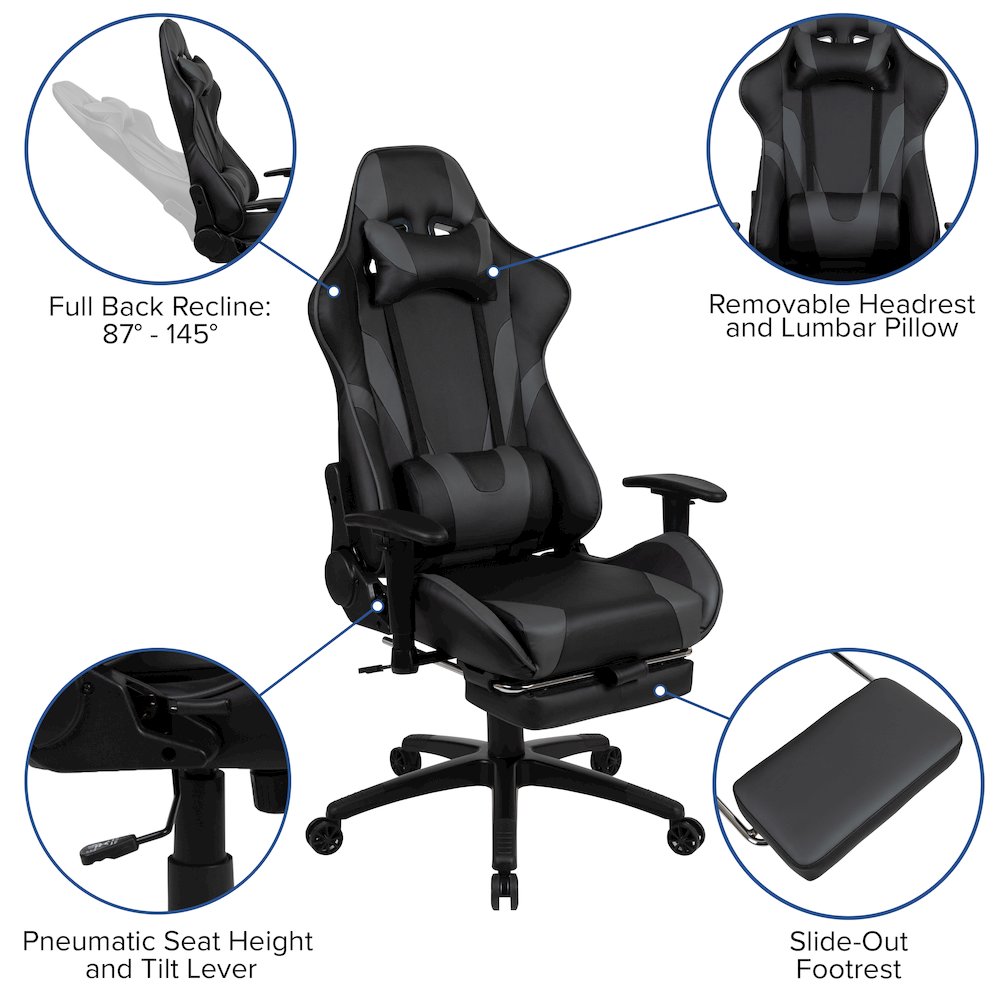 X30 Gaming Chair Racing Office Computer Chair with Back