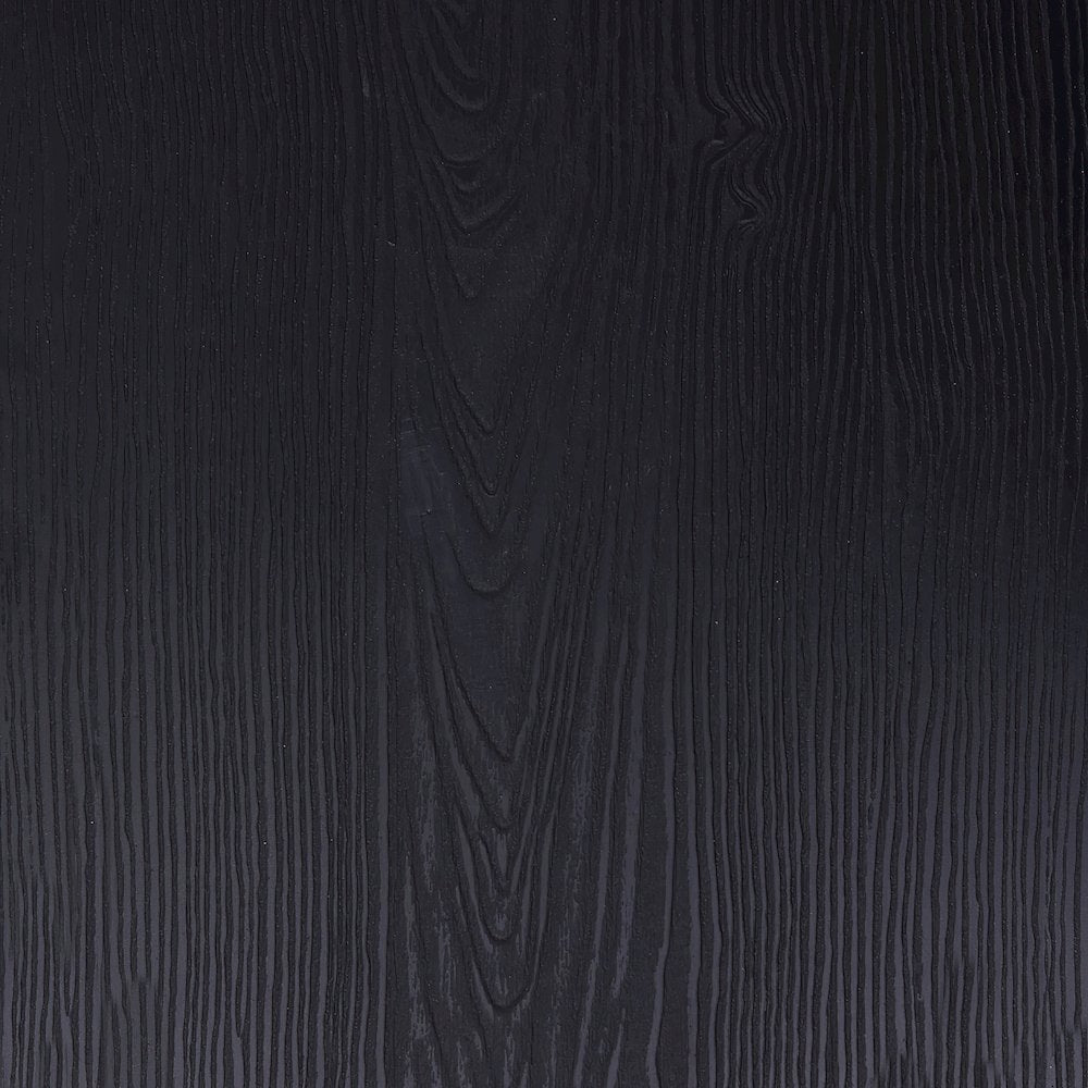 Black Metal Indoor-Outdoor Stackable Chair with Black Poly Resin Wood Seat