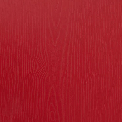 Red Metal Indoor-Outdoor Stackable Chair with Red Poly Resin Wood Seat