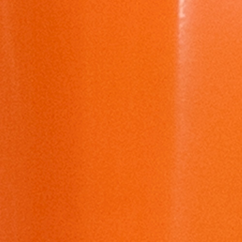 24" High Backless Orange Metal Counter Height Stool with Square Wood Seat
