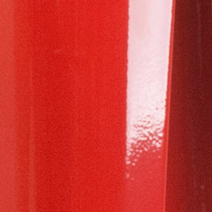 30" High Red Metal Indoor-Outdoor Barstool with Removable Back