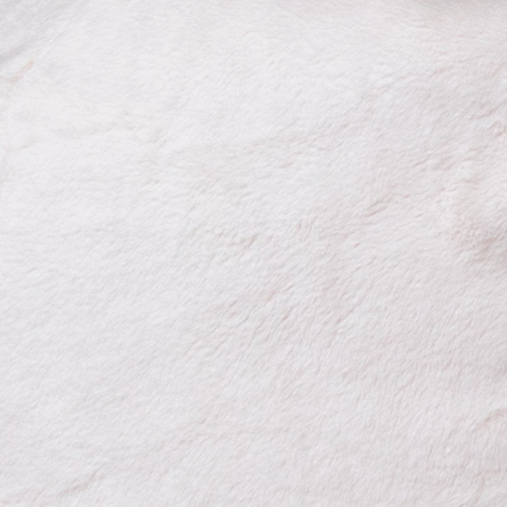Small White Furry Refillable Bean Bag Chair for Kids and Teens