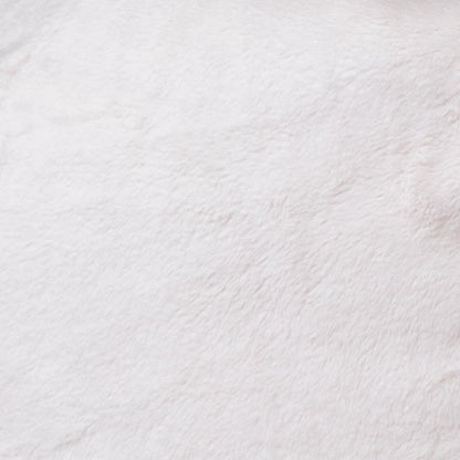 Small White Furry Refillable Bean Bag Chair for Kids and Teens