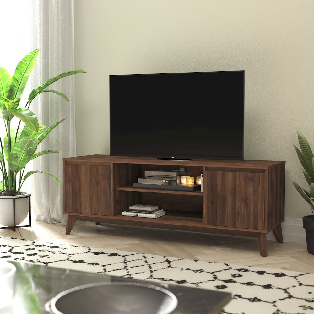 TV Stand in Walnut for up to 64 in TV's - 60 in Media Center