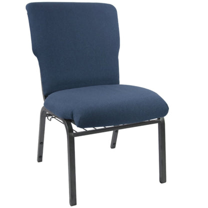 Navy Discount Church Chair - 21 in. Wide