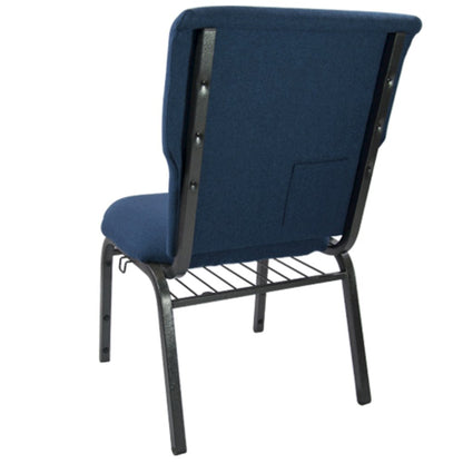 Navy Discount Church Chair - 21 in. Wide