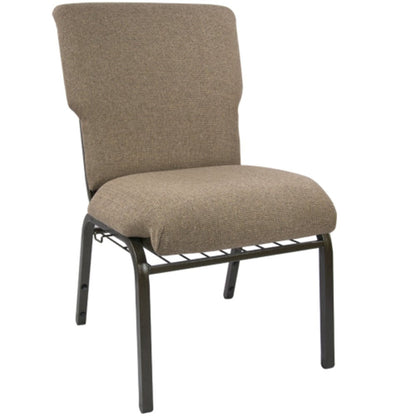 Mixed Tan Discount Church Chair - 21 in. Wide