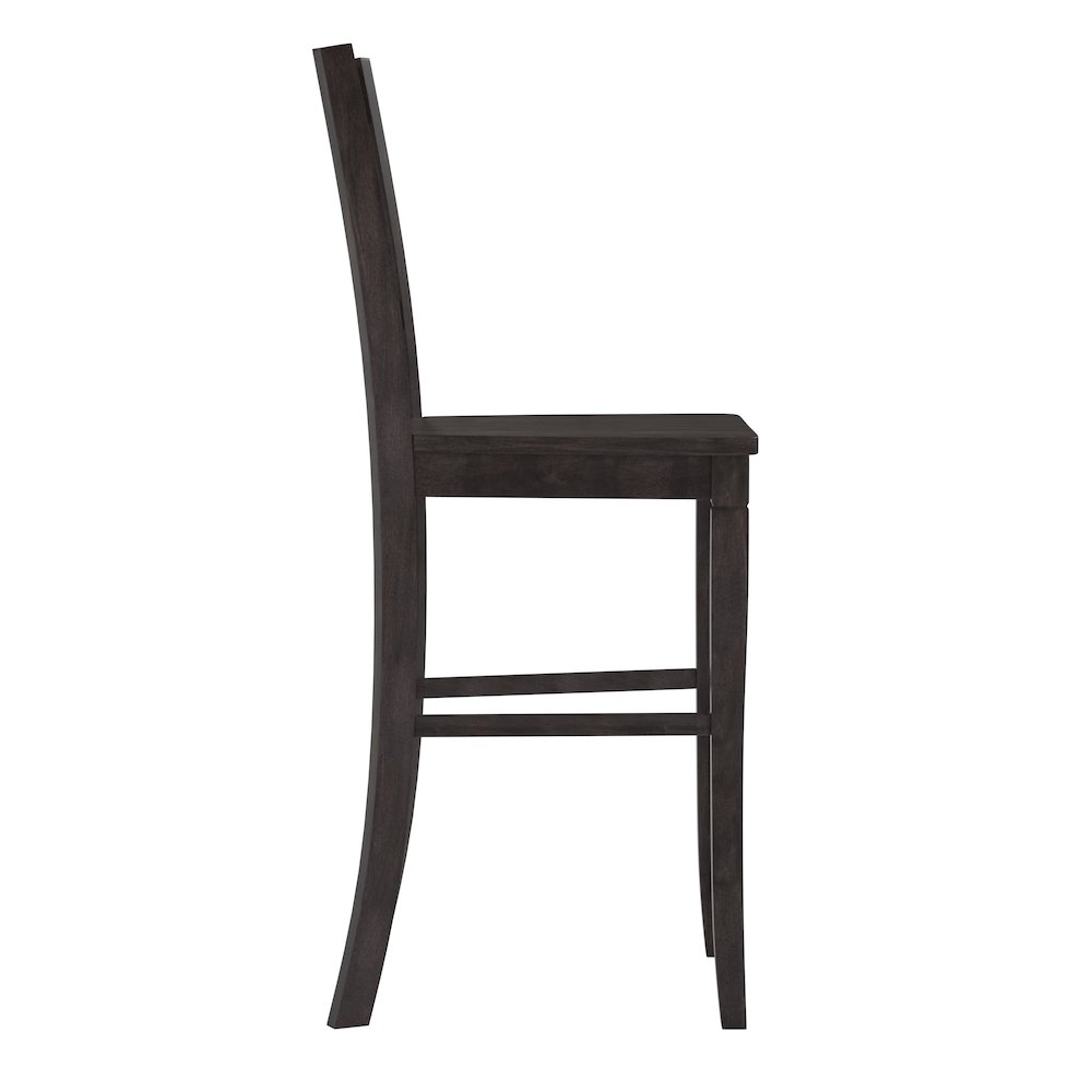 Set of 2 Modern Farmhouse Style Commercial Grade Bar Height Stools