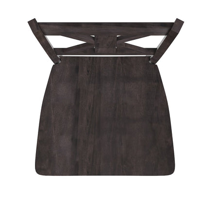 Set of 2 Modern Farmhouse Style Commercial Grade Bar Height Stools
