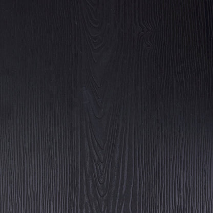 24" High Black Metal Indoor-Counter Height Stool with Black Poly Resin Wood Seat