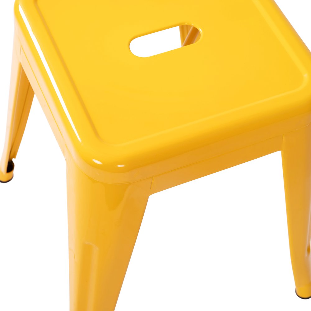 Set of 4 Space Saving 18 Inch Indoor Dining Stool for home or business use