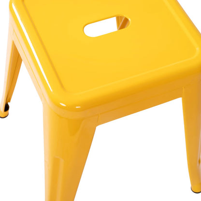 Set of 4 Space Saving 18 Inch Indoor Dining Stool for home or business use