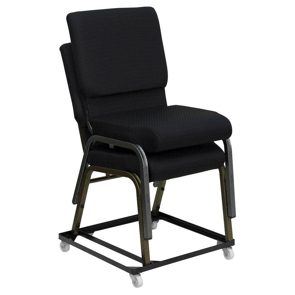 Steel Stack Chair and Church Chair Dolly