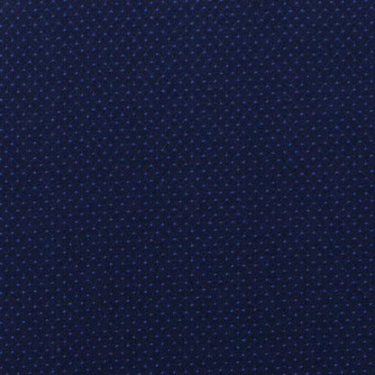 Crown Back Stacking Banquet Chair in Navy Blue Patterned Fabric - Gold Frame